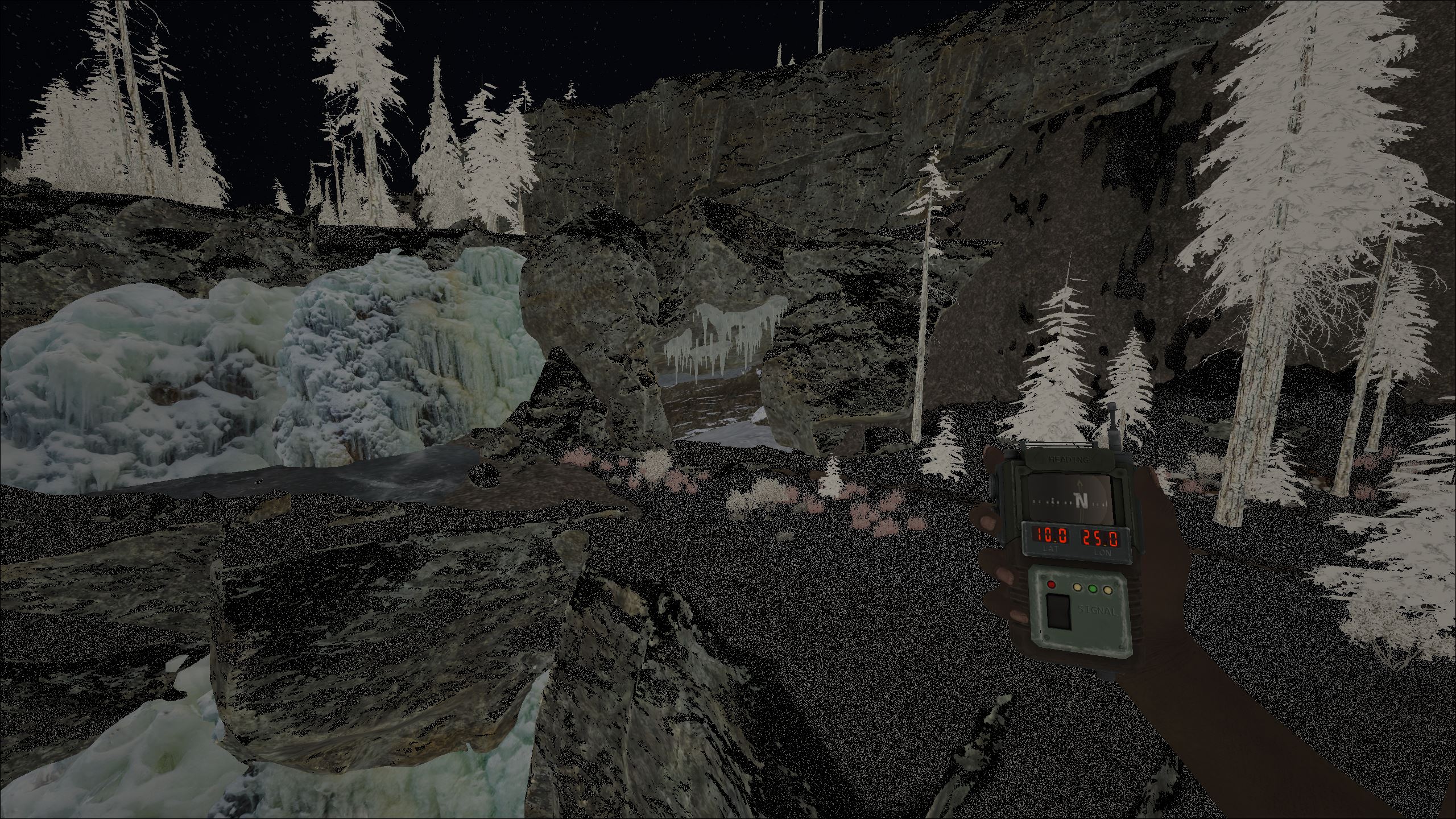 Fjordur Yeti Cave entrance at Lat 8 Lon 24