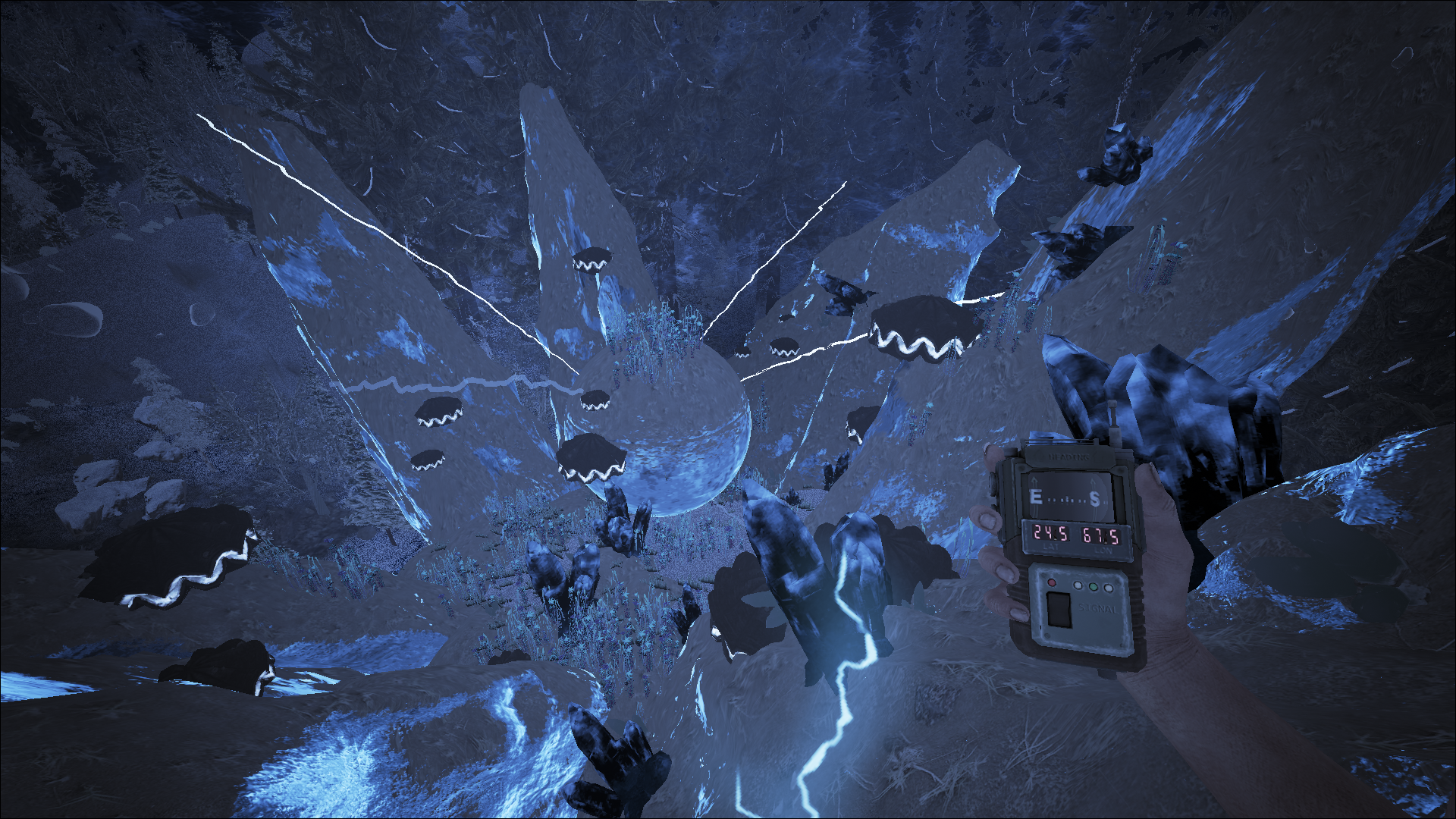 Black Pearls farming location on Crystal Isles map