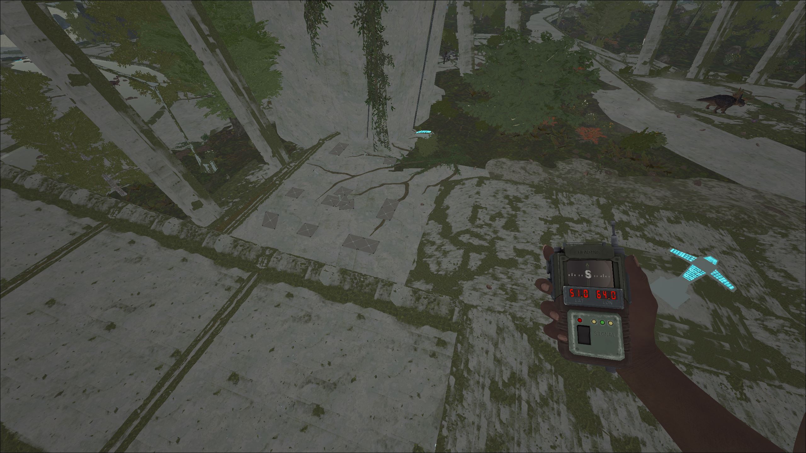 Spot #3 electronics farming location on Extinction map