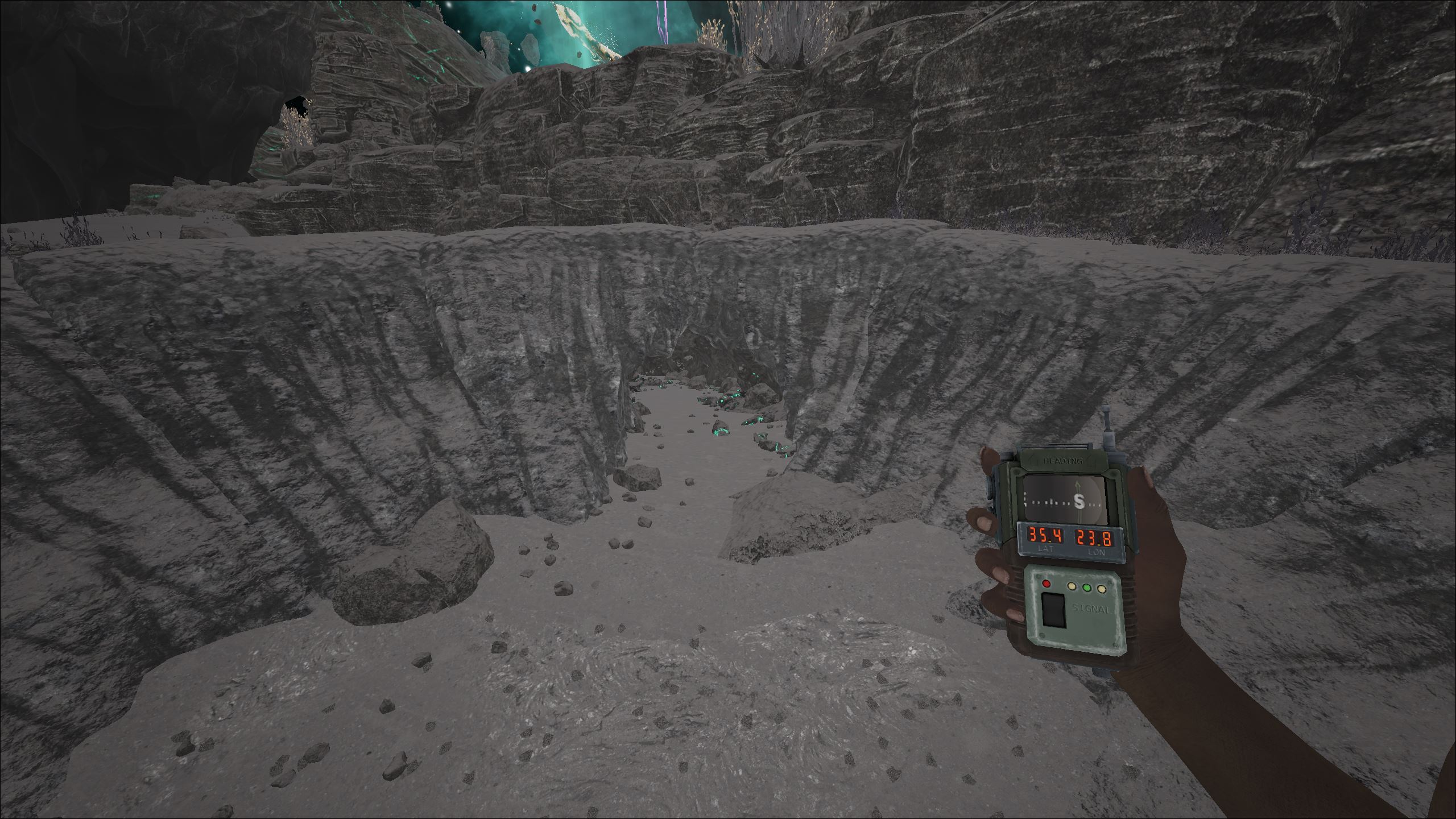 Element rocks in the double lunar cave on Genesis Part 1