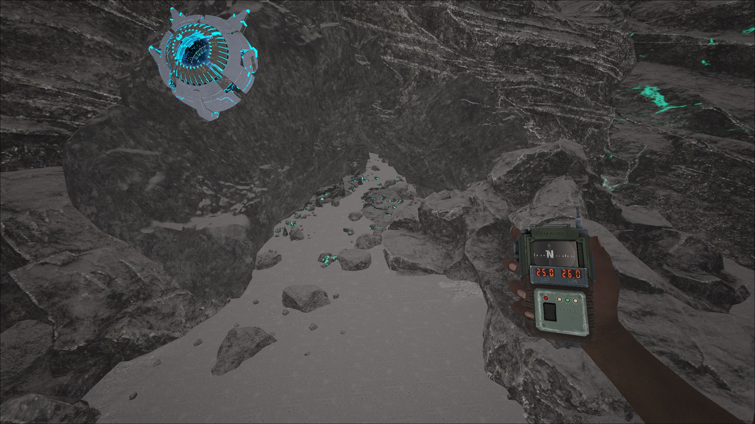 Element rocks in the north lunar cave on Genesis Part 1