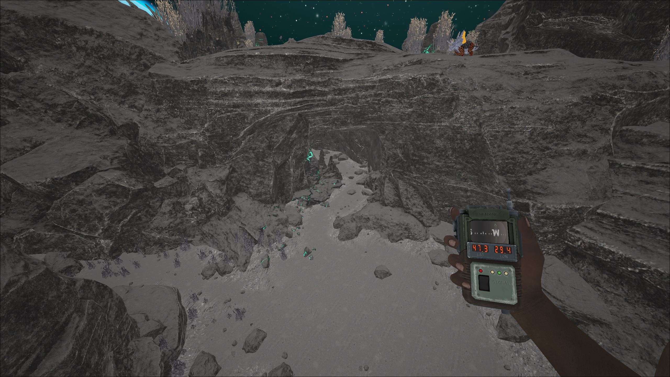 Element rocks in the south lunar cave on Genesis Part 1