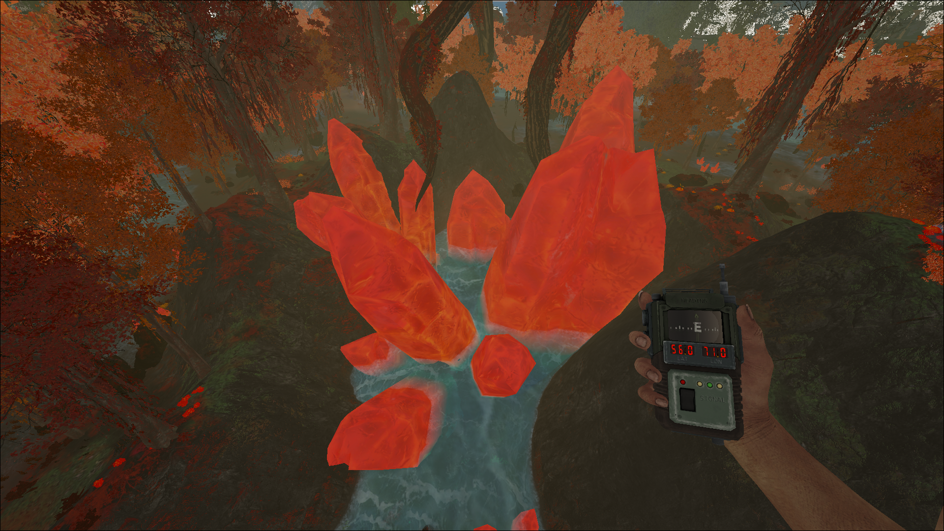 Metal farming location on Crystal Isles map