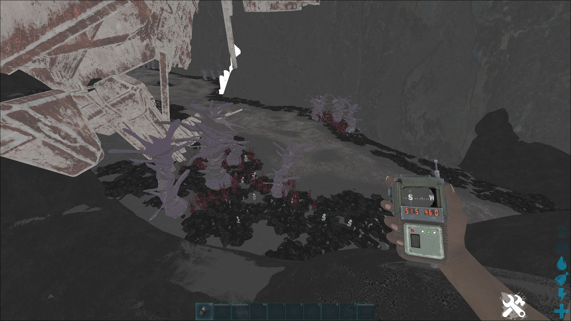 Polymer farming location on Aberration map